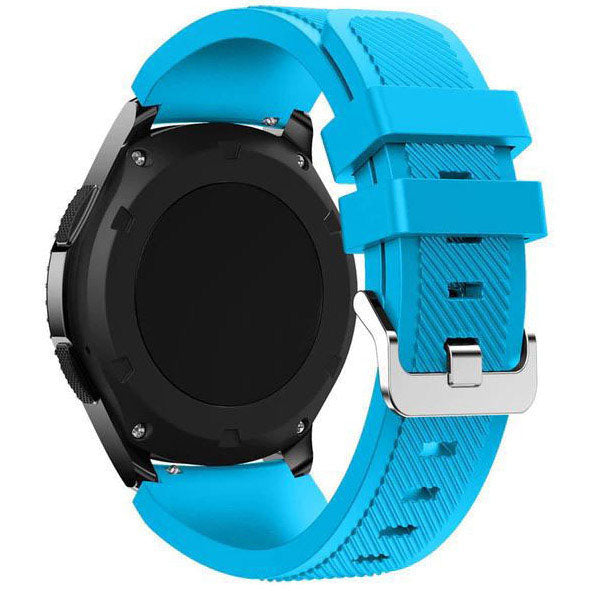 Textured Coros Pace 3 Wristband in Silicone in light blue