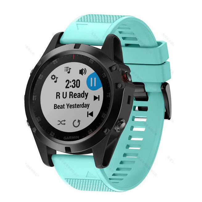 Bracelet For Garmin Fenix 6S Plain in light green