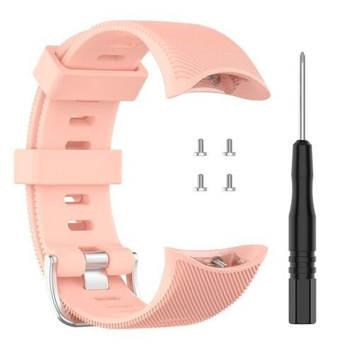 Plain Garmin Swim 2 Band in Silicone in light pink