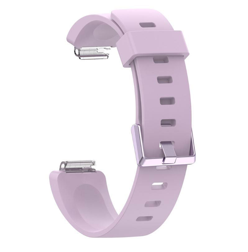 Plain Fitbit Inspire 2 Band in Silicone in light purple