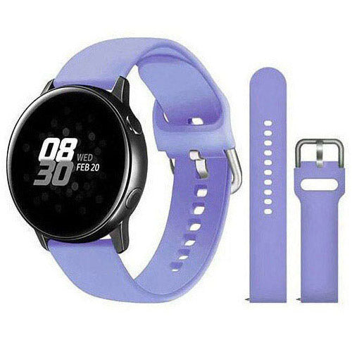 Plain Polar Ignite 3 Watchband in Silicone in light purple