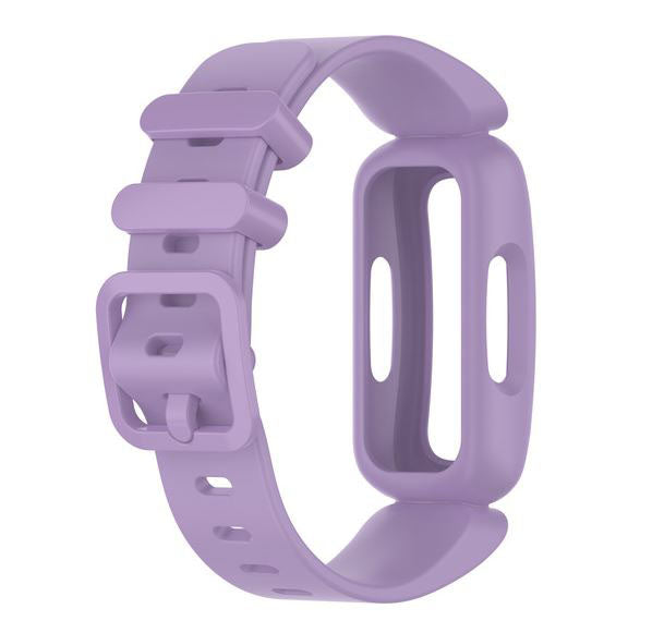 Plain Fitbit Ace 3 Watchband in Silicone in light purple