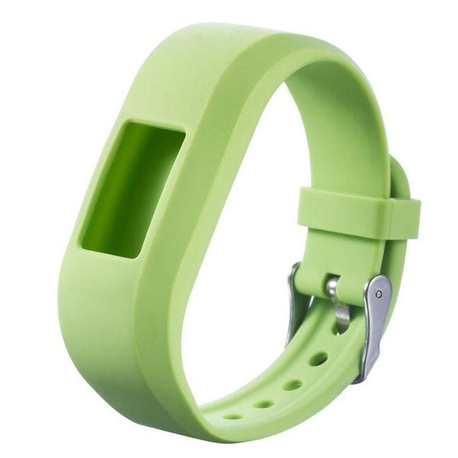 Plain Garmin Vivofit Jr Watchband in Silicone in lime green