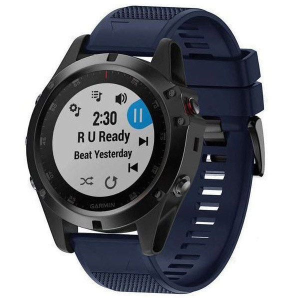 Band For Garmin Fenix 7S Plain in midnight blue