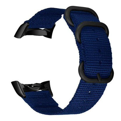 Watchband For Samsung Gear Fit 2 24mm in midnight blue