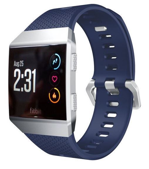 fitbit ionic wristband in midnight blue