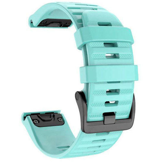 Plain Garmin Tactix Charlie Wristband in Silicone in mint green