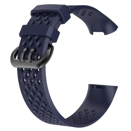 Strap For Fitbit Charge 3 Breathable in navy blue