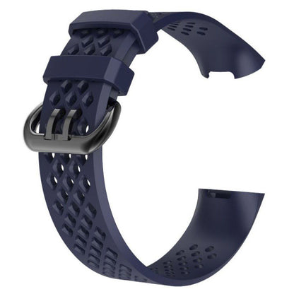 Watchband For Fitbit Charge 4 22mm in navy blue