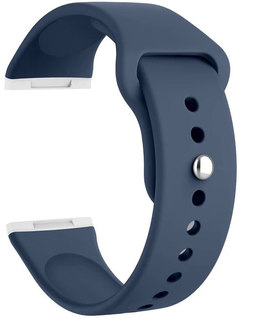 strap for fitbit versa 4 in navy blue