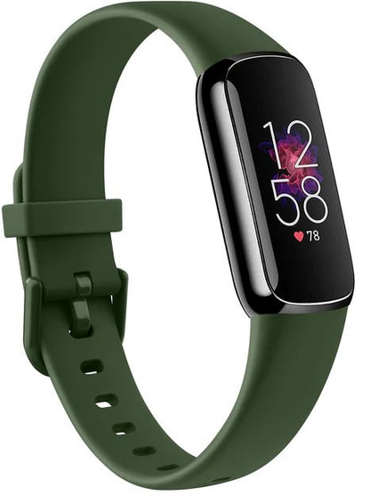 fitbit luxe strap replacement in olive green