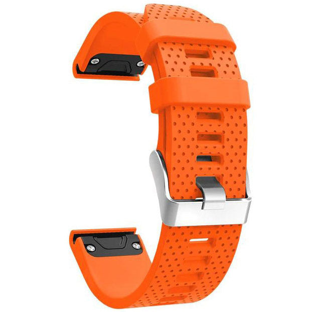 Strap For Garmin Fenix 6S Plain in orange