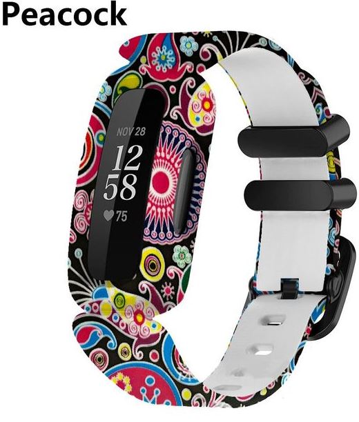 strap for fitbit inspire in peacock