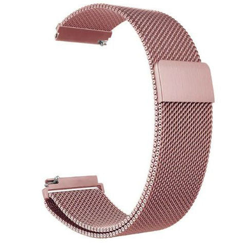 Plain Samsung Galaxy Active Band in Stainless Steel in pink