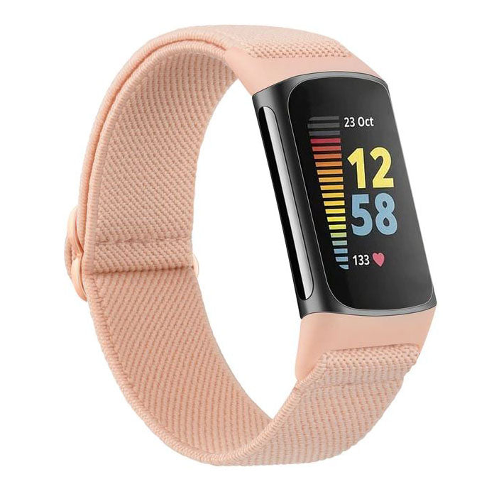 Bracelet For Fitbit Charge 6 Bohemian in pink