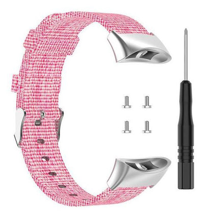 Plain Garmin Swim 2 Wristband in Nylon in pink