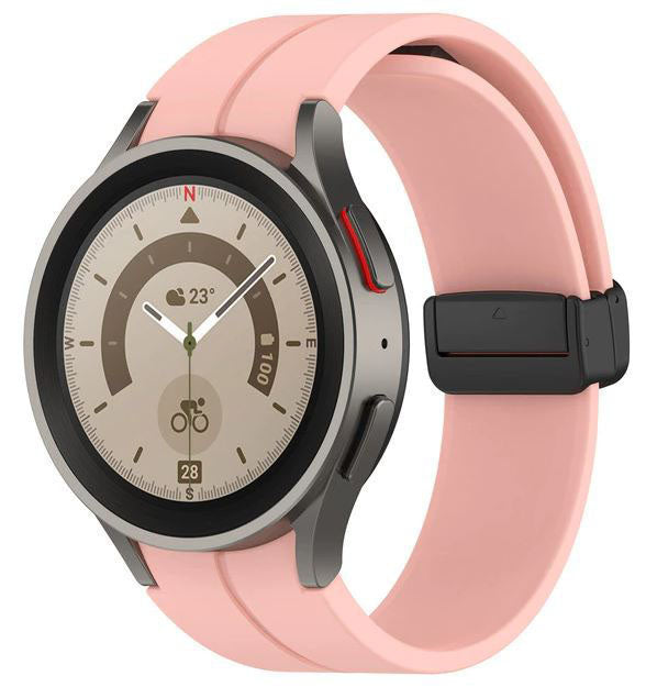 Plain Samsung Galaxy Watch 6 Band in Silicone in pink