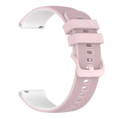 Watchband For Garmin Approach S12 20mm in pink white