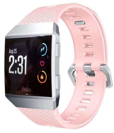 fitbit ionic strap replacement in pink