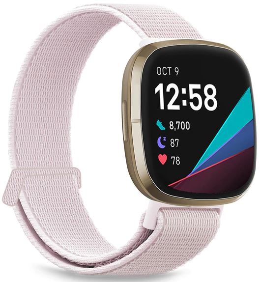fitbit versa 4 strap replacement in pink