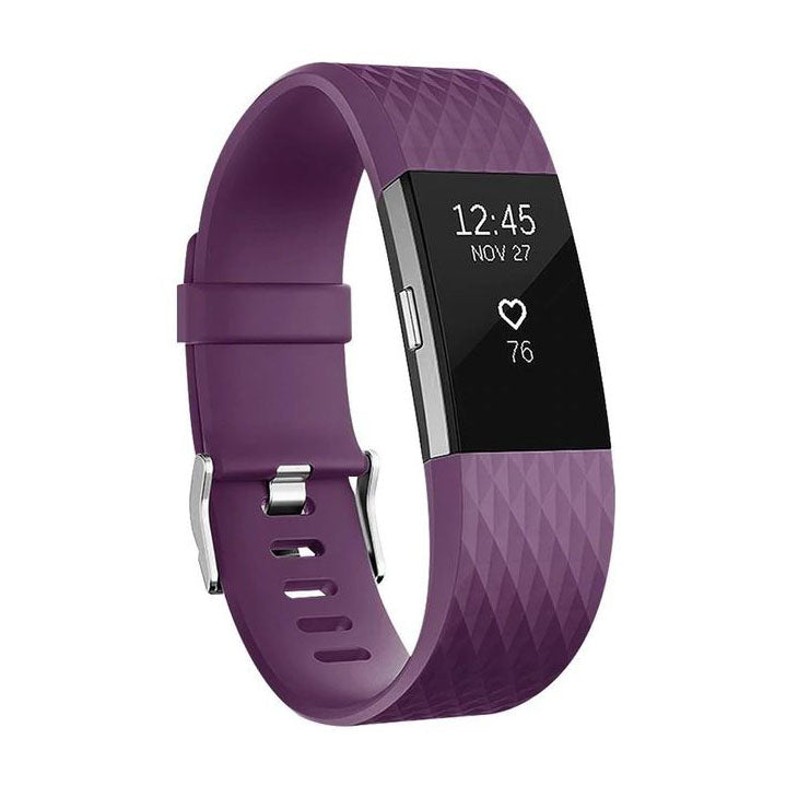 Band For Fitbit Charge 2 Textured in purple