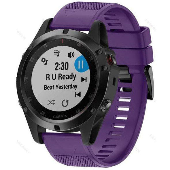 Watchband For Garmin Descent Mk2 22mm in purple