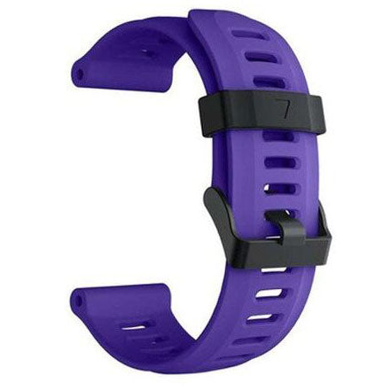 Watchband For Garmin Fenix 3 Sapphire 22mm in purple