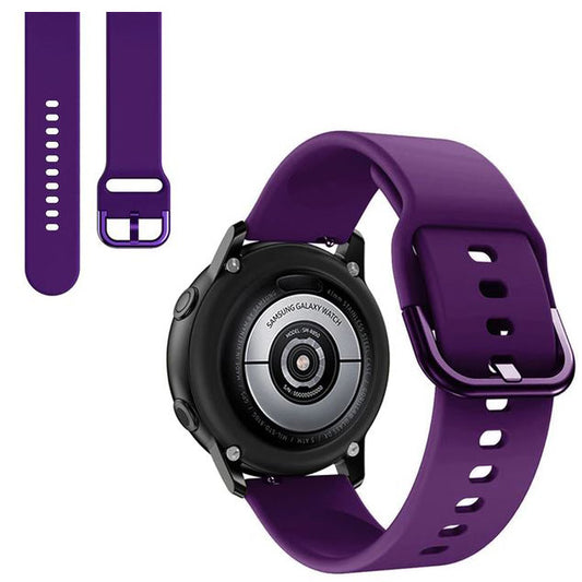 Strap For Samsung Galaxy Watch 6 Plain in purple