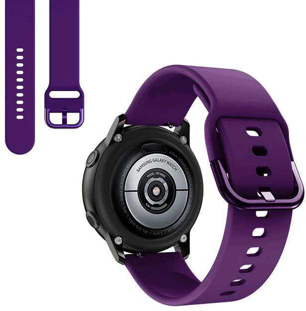 Strap For Samsung Galaxy Watch 6 Plain in purple