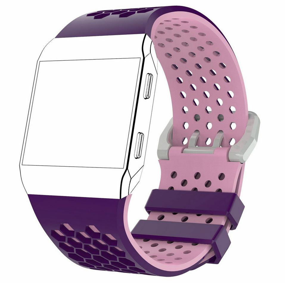 fitbit ionic band replacement in purple pink