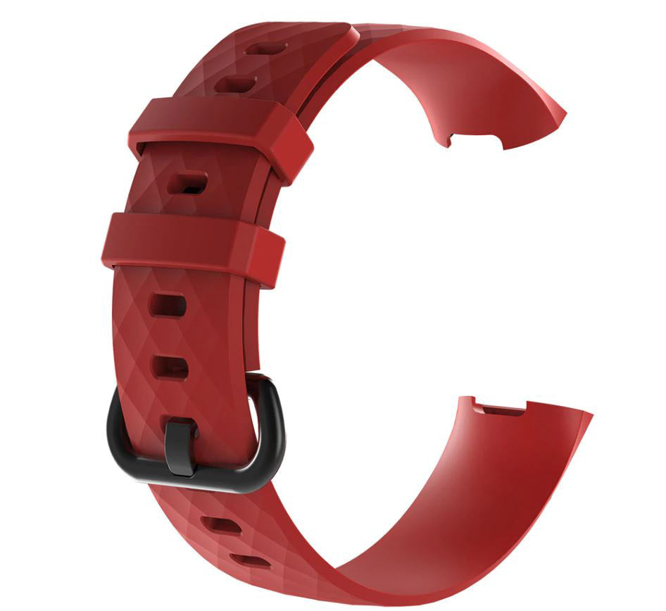 fitbit charge 3 strap replacement red
