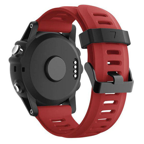 Plain Garmin Foretrex 601 Band in Silicone in red