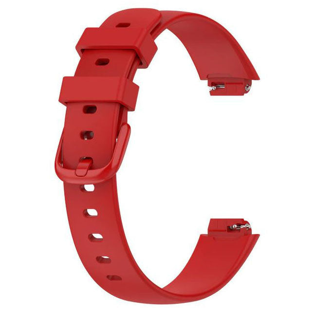 Plain Fitbit Inspire 3 Band in Silicone in red