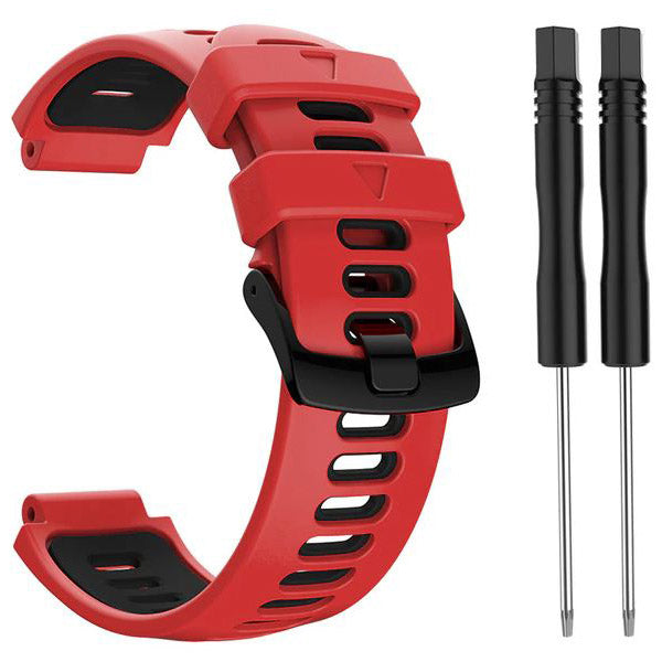 Strap For Garmin Swim 2 Breathable in red black