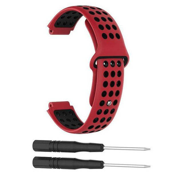 Band For Garmin Forerunner 630 Breathable in red black