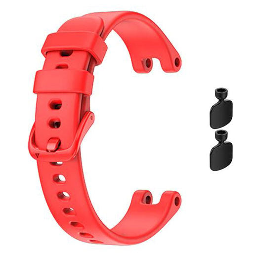 Plain Garmin Lily Wristband in Silicone in red