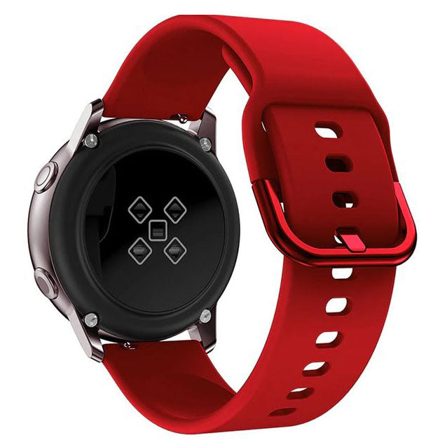 Plain Samsung Galaxy Active Wristband in Silicone in red