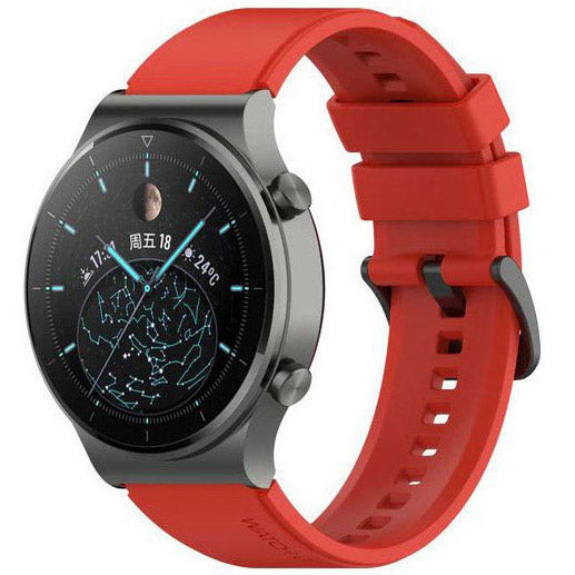 Strap For TicWatch Pro S Plain in red