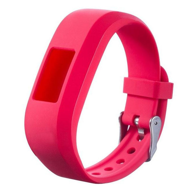 Strap For Garmin Vivofit Jr Plain in red