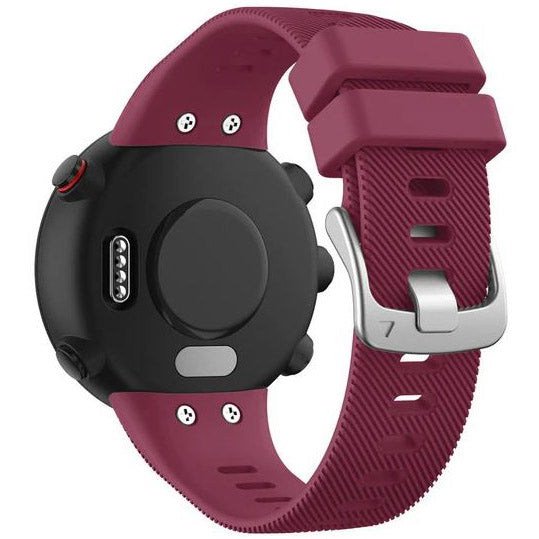 Strap For Garmin Swim 2 Plain in red wine