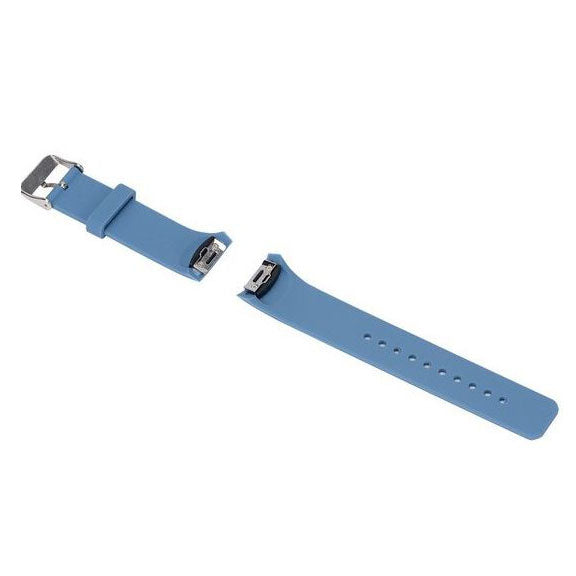 Plain Samsung Galaxy Active 2 Watchband in Silicone in rock blue