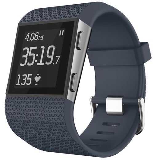 fitbit surge watch band in rock blue
