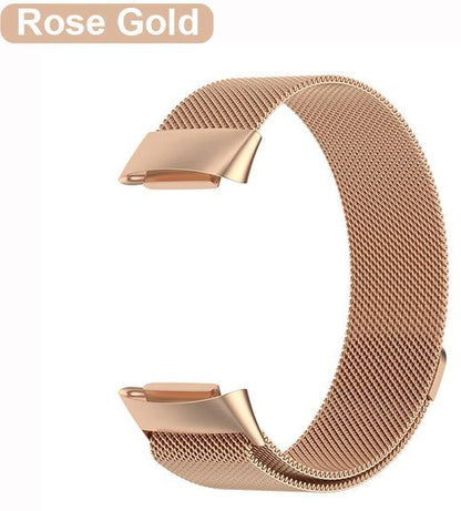 Wristband For Fitbit Charge 6 23mm in rose gold