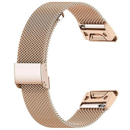 Wristband For Garmin Fenix 6S 22mm in rose gold