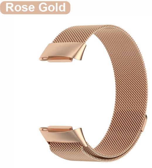 strap for fitbit charge 4 rosegold