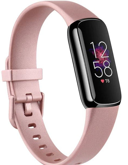 fitbit luxe band in rose gold