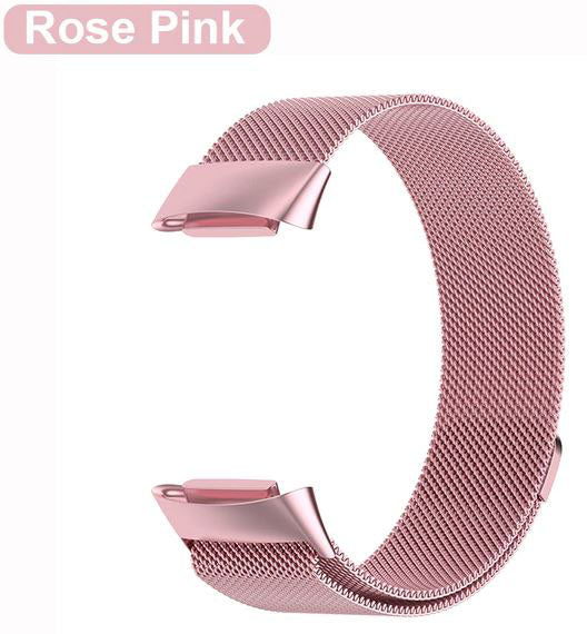 Watchband For Fitbit Charge 6 23mm in rose pink