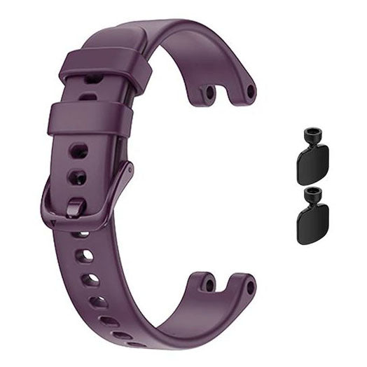 Plain Garmin Lily Band in Silicone in rose purple