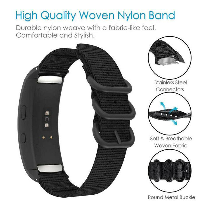 Plain Samsung Gear Fit 2 Band in Nylon