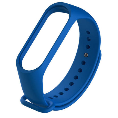 Plain Xiaomi Mi Band 6 Wristband in Silicone in sapphire blue